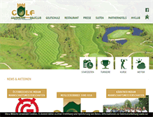 Tablet Screenshot of golf-finkenstein.at
